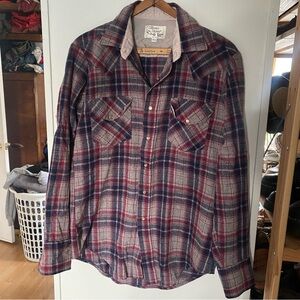 Western wool shacket